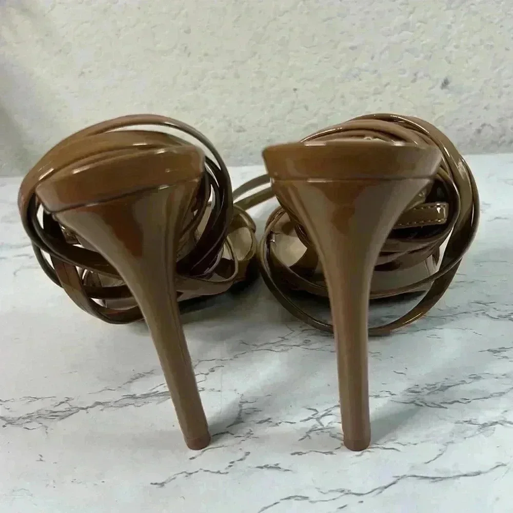 STEVE MADDEN "UPLIFT" HEELS SIZE 9.5 M - Picture 10 of 11